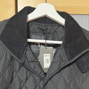 Armani Exchange Charcoal Quilted Men's Jacket